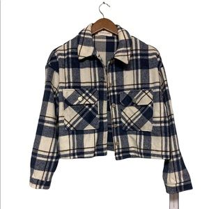 Goodnight Macaroon Cropped Shacket